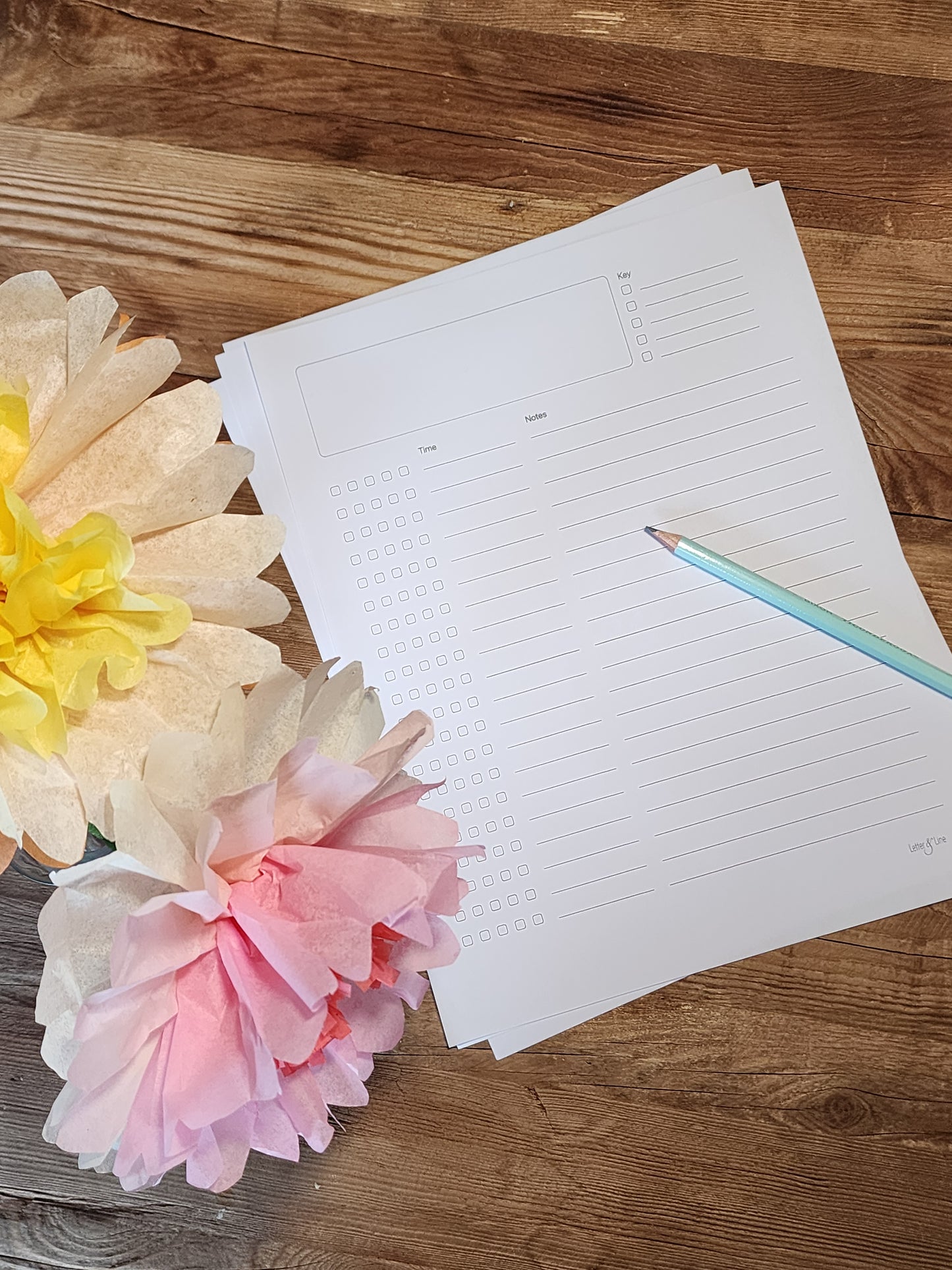 Printable Time Tracking Log (PDF) – Clean and Simple Daily Time Sheet