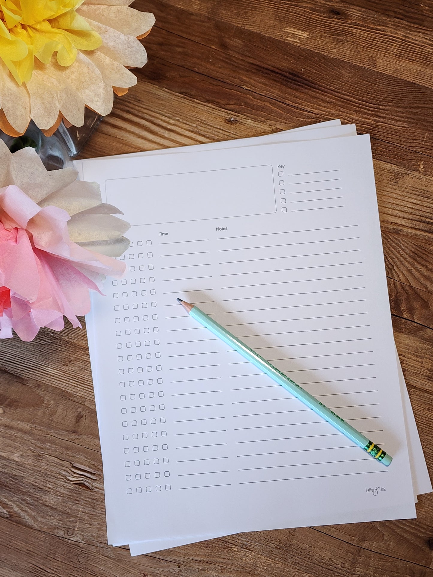 Printable Time Tracking Log (PDF) – Clean and Simple Daily Time Sheet