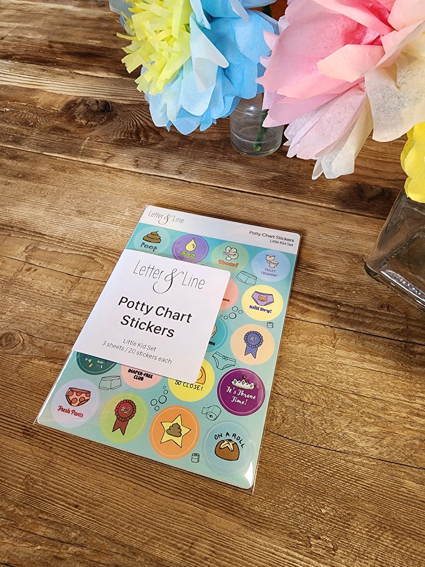 Little Kid Potty Reward Stickers