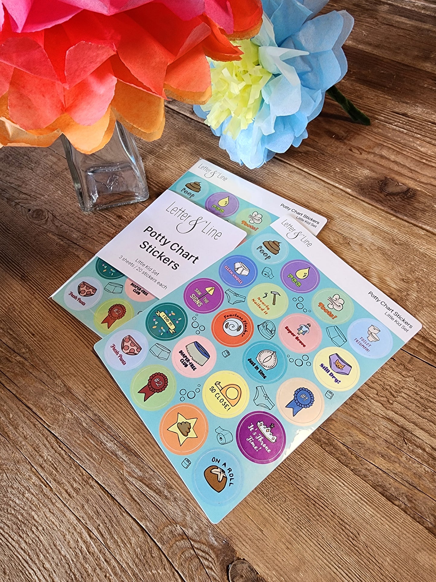 Little Kid Potty Reward Stickers