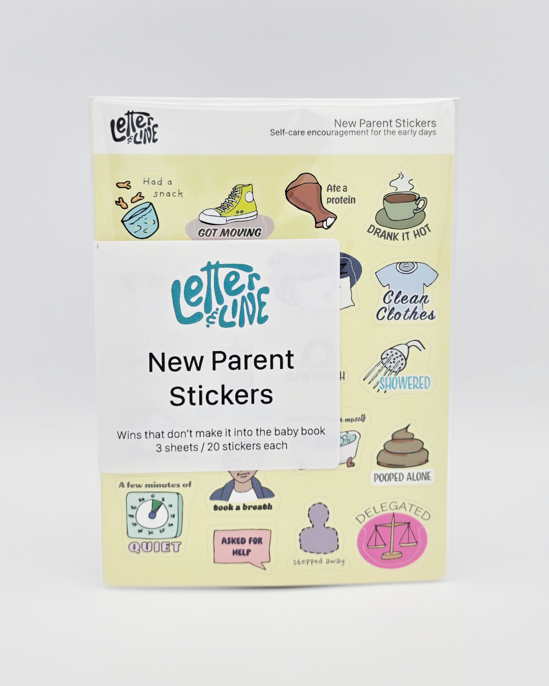 New Parent Self-Care Stickers
