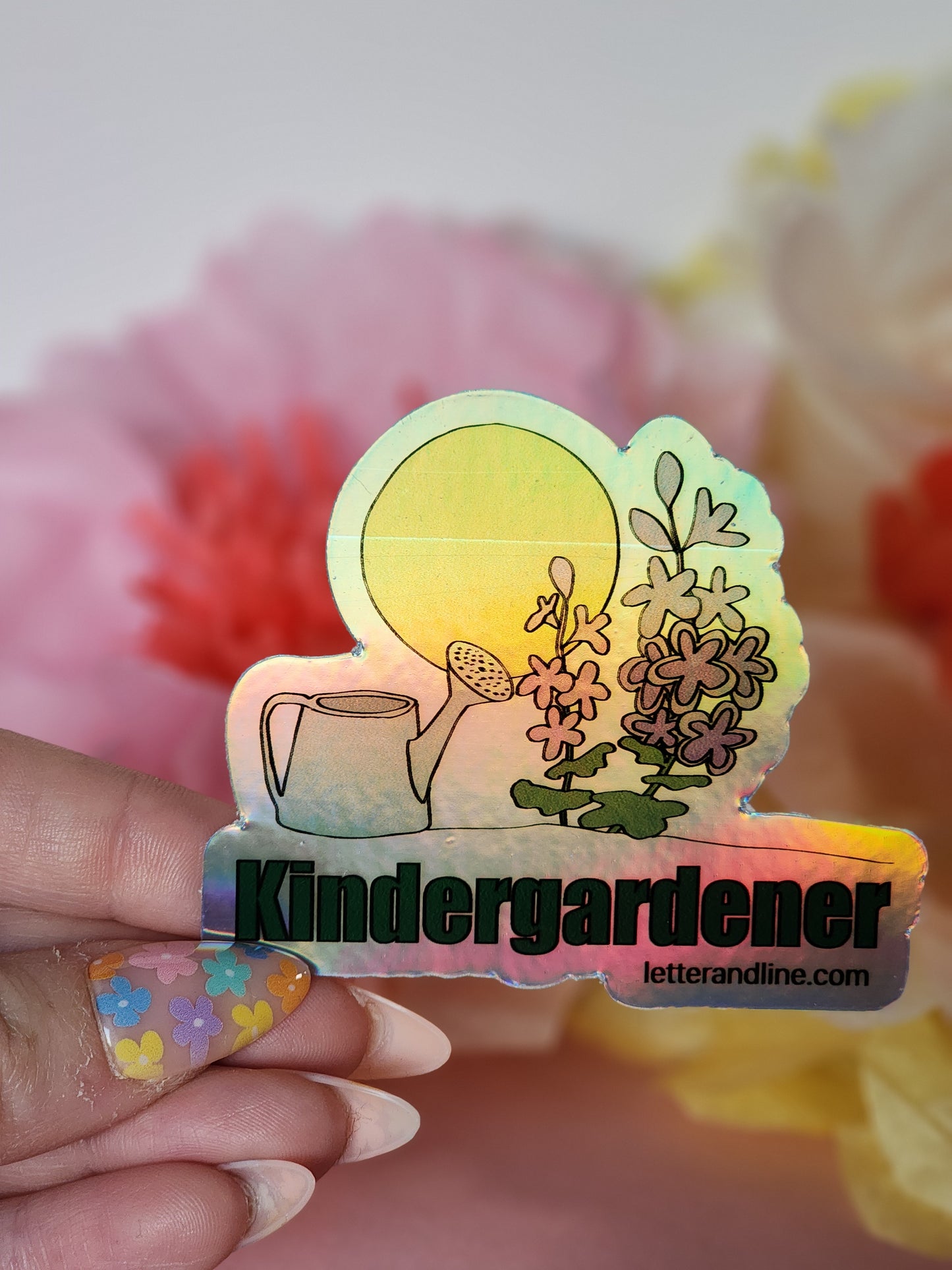 “Kindergardener” – Holographic Sticker for Back-to-School